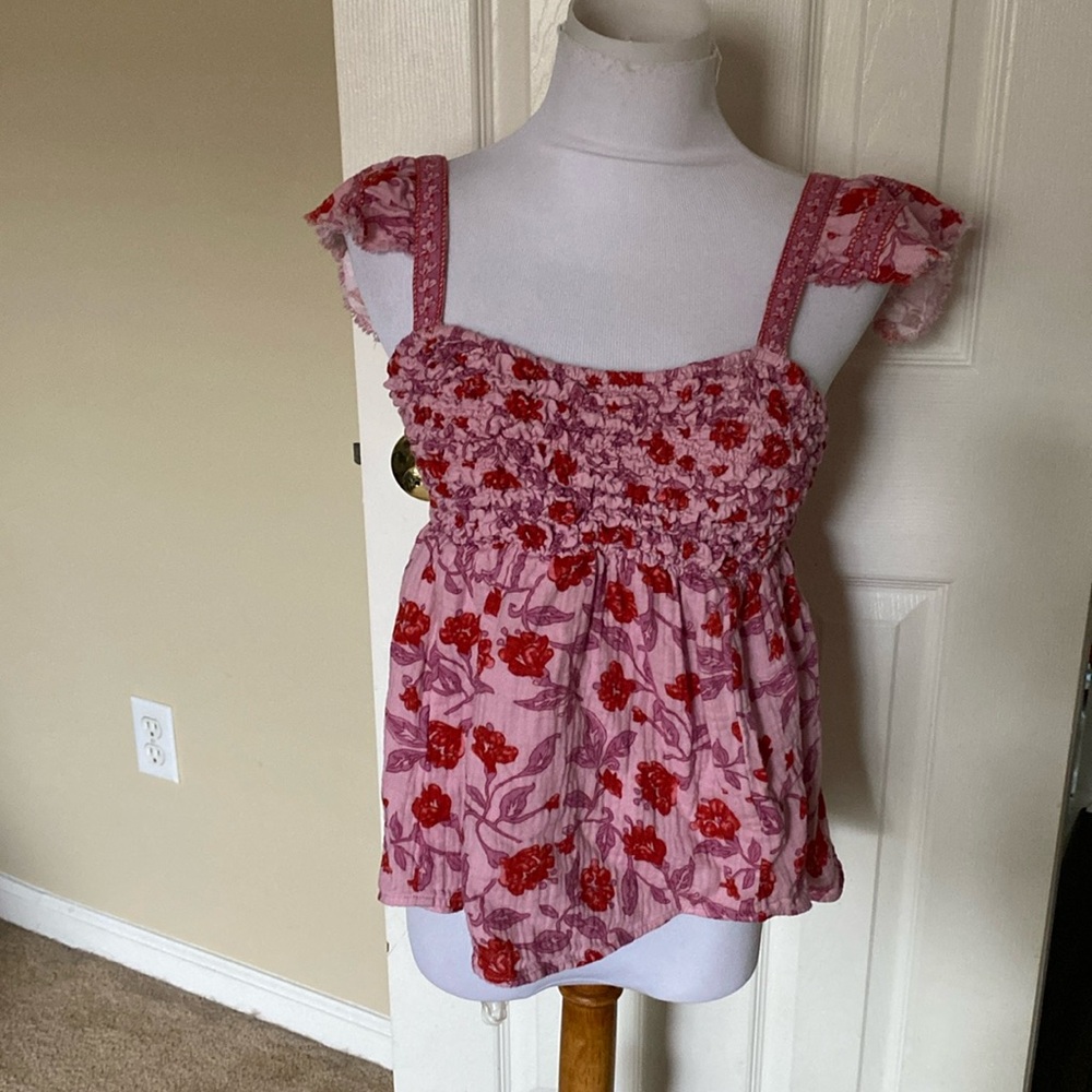 Florall boho style top